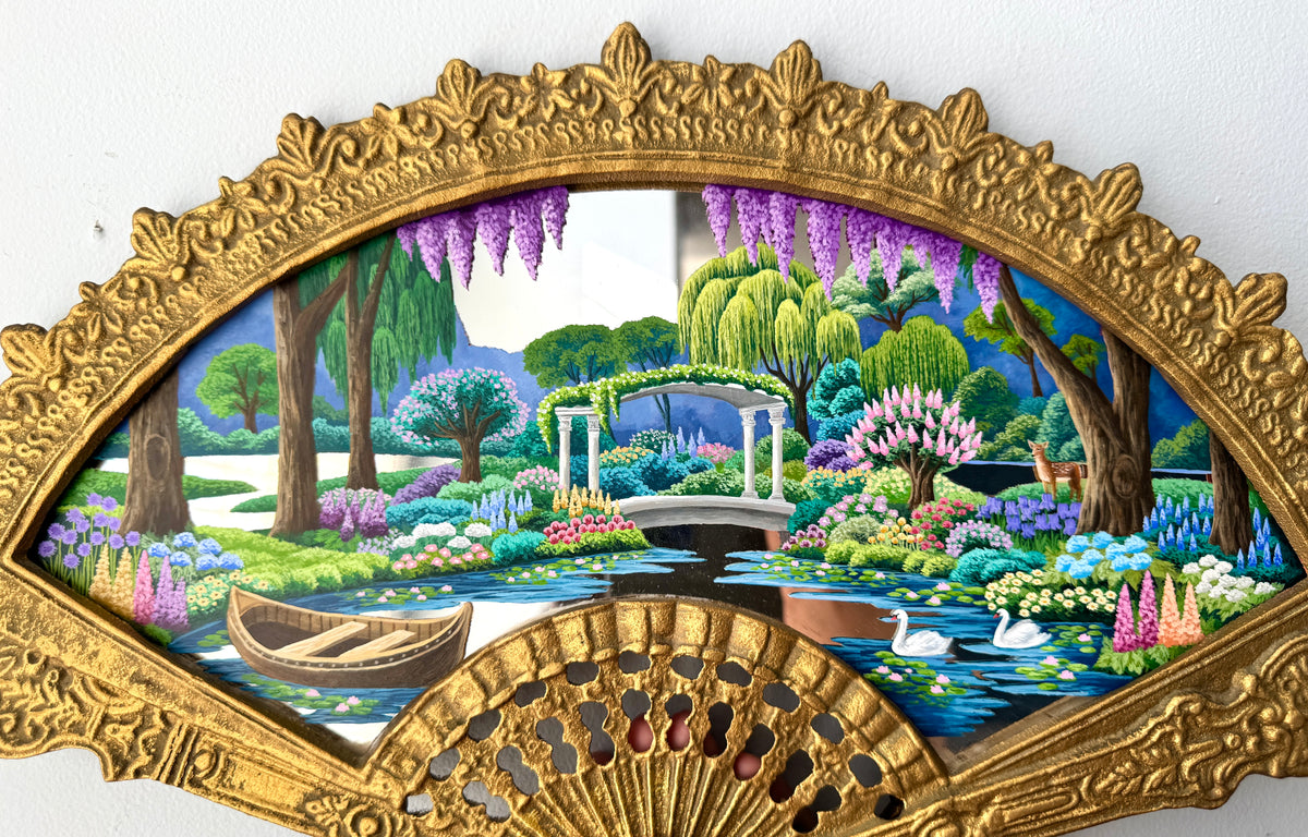 “Our Little Life” - Hand Painted Landscape Mirror Art