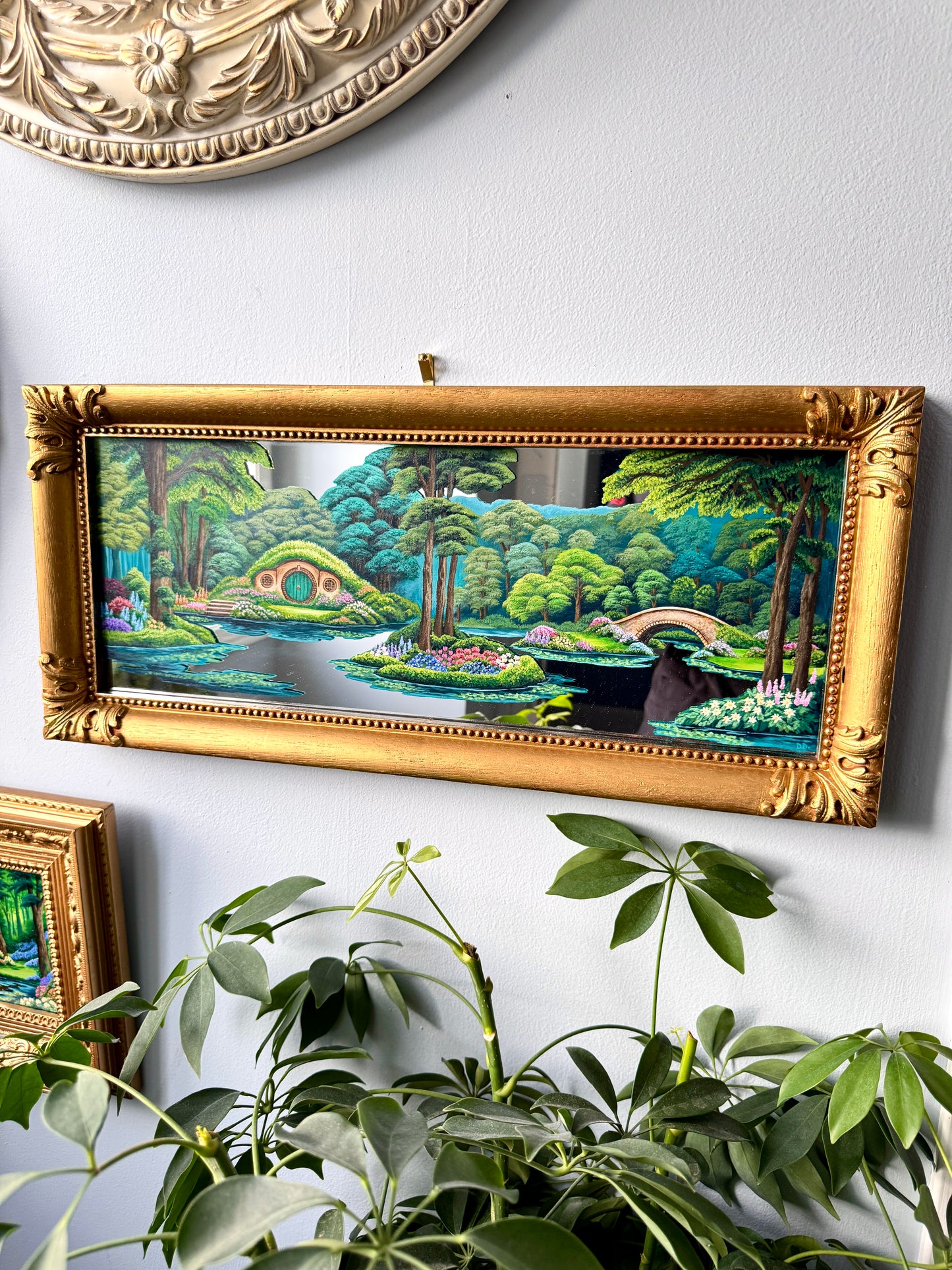 "Our Adventures Together" - Hand Painted Landscape Mirror Wall Art