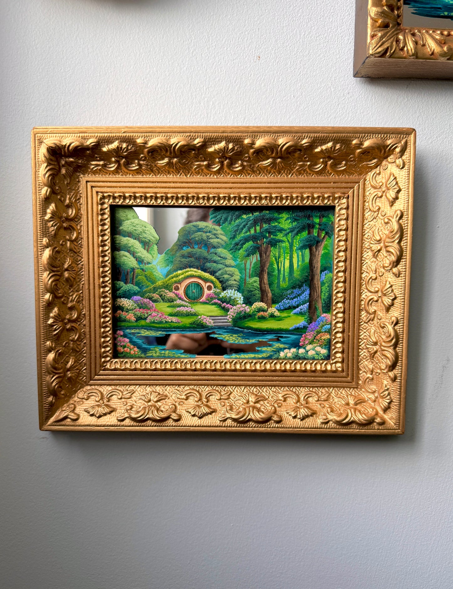 "Our Time Together" - Hand Painted Landscape Mirror Wall Art