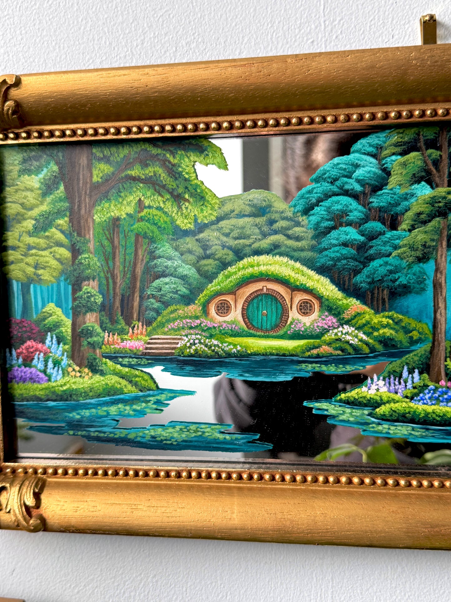 "Our Adventures Together" - Hand Painted Landscape Mirror Wall Art