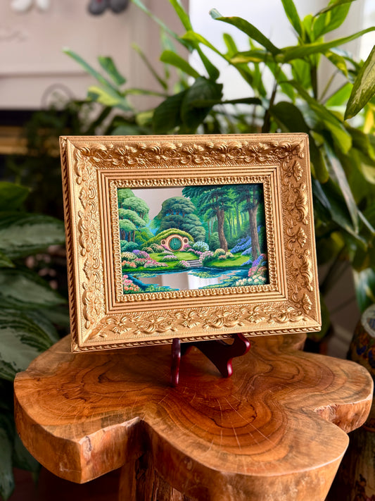 "Our Time Together" - Hand Painted Landscape Mirror Wall Art