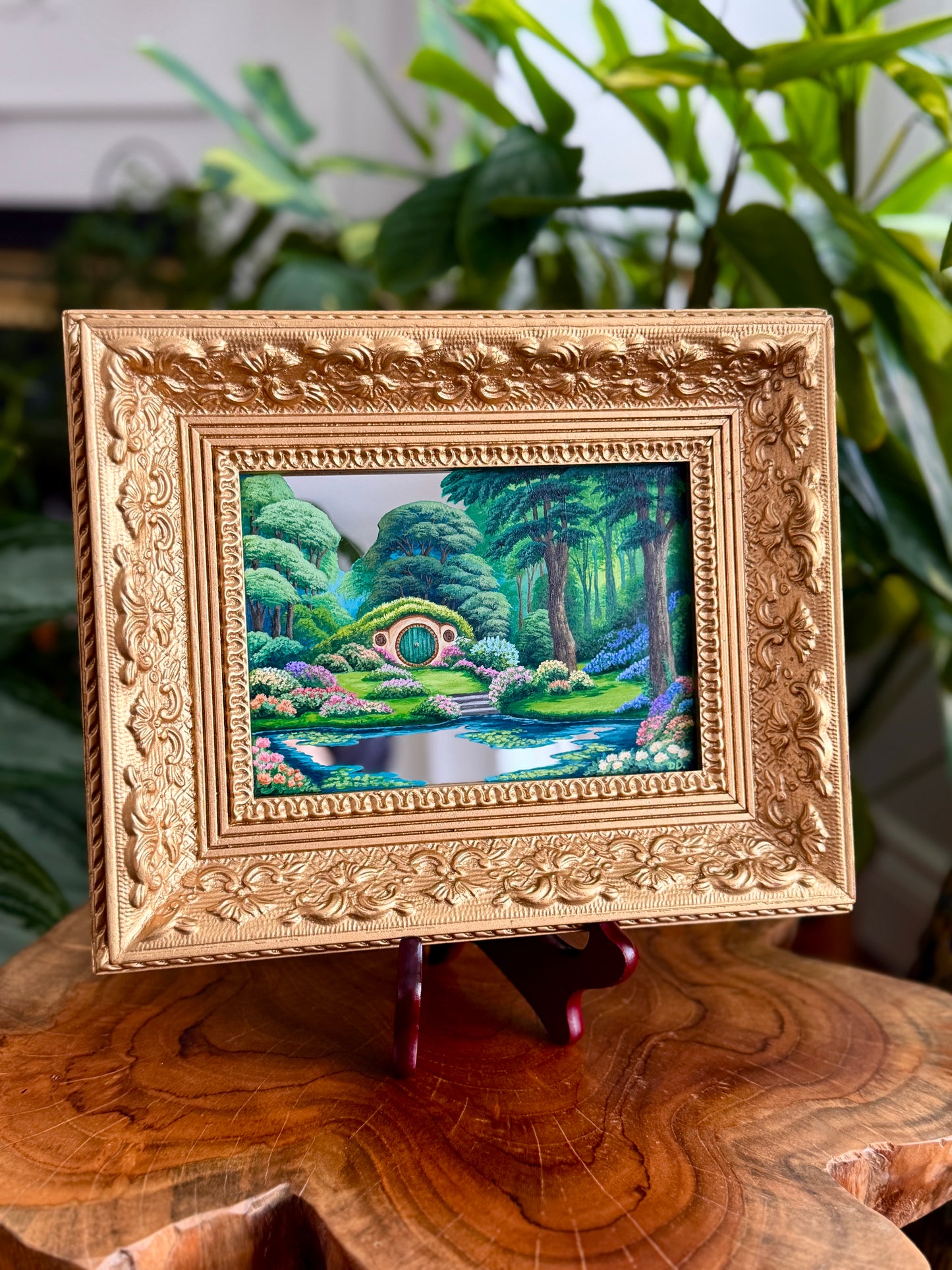 "Our Time Together" - Hand Painted Landscape Mirror Wall Art