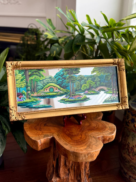 "Our Adventures Together" - Hand Painted Landscape Mirror Wall Art